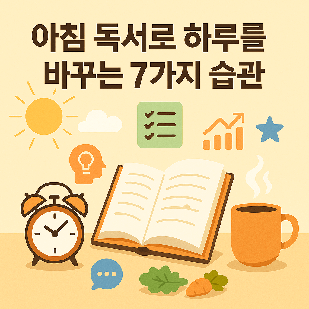 아침 독서로 하루를 바꾸는 7가지 습관